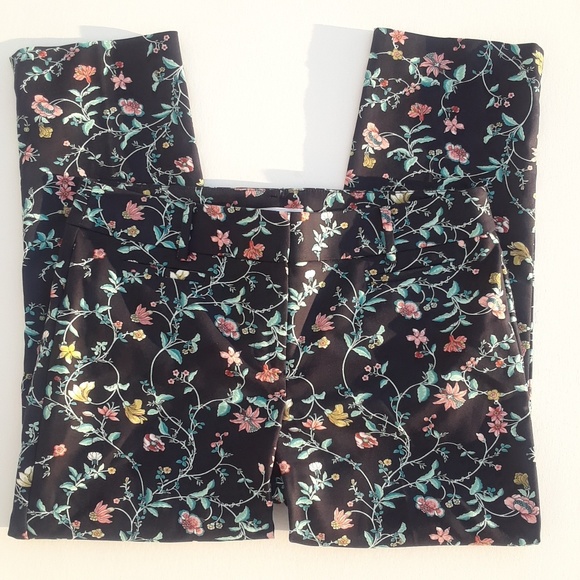 NWOT Ann Taylor LOFT Marisa Fit Floral Pants - Picture 1 of 4